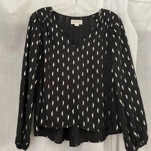 Black blouse from Velvet by Graham & Spencer